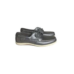 Sperry Women Topsiders Boat Shoes Sz. 9.5 Silver NWOT  Sperry Songfish Comfort